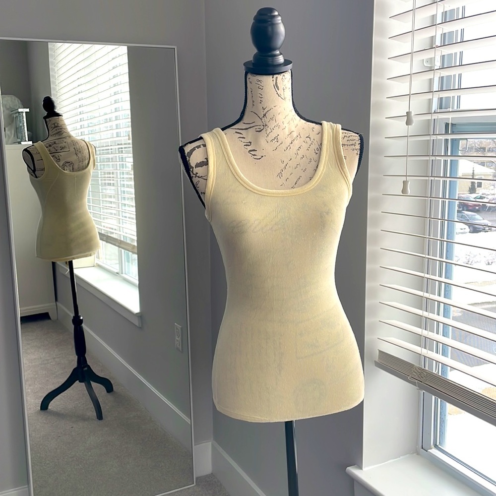 Yellow Lululemon tank top soft